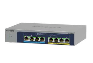 MS108UP - 8-port Multi-Gigabit (2.5G) Ultra60 PoE++ Ethernet Unmanaged Switch Standalone 8xRJ45 grey-blue unmanaged