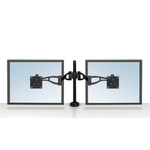 Professional Series Depth Adjustable Dual Monitor Arm Features Two Monitor Arms                      monitor arm 20kg dual black
