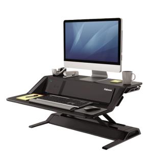 Lotus Dx Sit-stand Workstation - Black sit-stand work station 14kg dual black