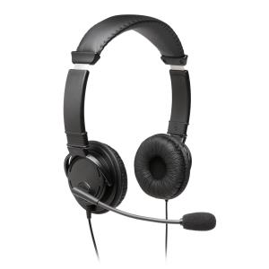 Headset Hi-Fi - Stereo USB wired black on-ear
