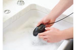 Pro Fit Wired Washable Mouse USB 3buttons washable ambidextrous cable USB