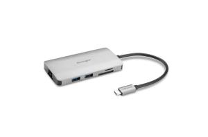 USB-C Mobile Hub UH1400p USB-C 8in1 docking station silver