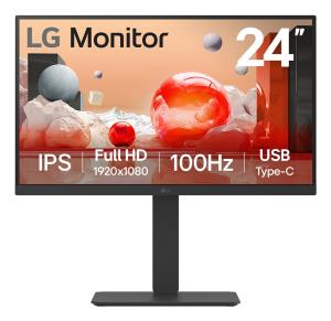Desktop USB-c Monitor - 24BA650-B - 24in - FHD 1920 x 1080 - IPS (16:9) - 2x 2W Speakers - Hdmi/ Dp/ Audio/ USB-c - Black 1920x1080 HDMI USB 3.0 USB-C IPS D