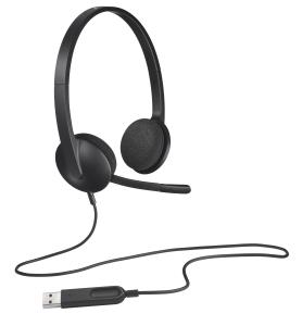 H340 - USB - Headset - Black 981-000475 wired black on-ear