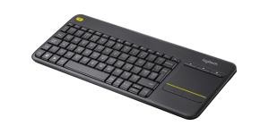 Wireless Touch Keyboard K400 Plus - Black - Qwerty Dutch 920-007145 wireless black
