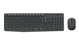 Mk235 Wireless Keyboard / Mouse Grey Qwerty Us Intll 920-007931 wireless black USB