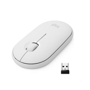 Pebble M350 Wireless Mouse - Offwhite 910-005716 3button 1000dpi optical USB