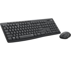 Mk295 Silent Wireless Combo Graphite Qwerty US/Int'l 920-009800 wireless black