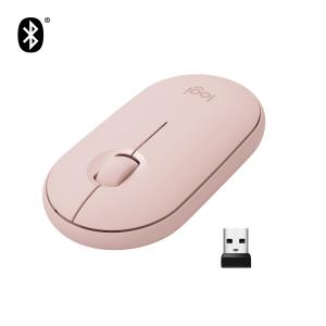 Pebble M350 Wireless Mouse - Rose 910-005717 3button 1000dpi optical USB