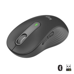 Signature M650 L Wireless Mouse Graphite 910-006236 5buttons wrls ambidextrous
