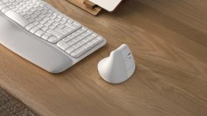 Lift Vertical Ergonomic Mouse Wireless Offwhite/pale Grey ergonomic wireless vertical white