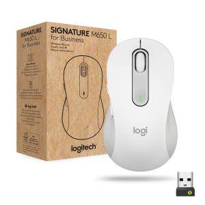 Signature M650 L Left Wireless Mouse - Off-white EMEA 910-006349 5buttons bluetooth USB right
