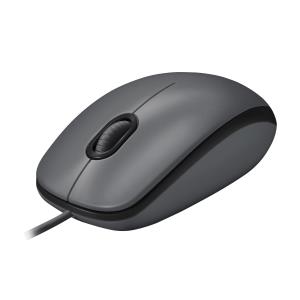 Mouse M100 - USB - Black ambidextrous optical USB black