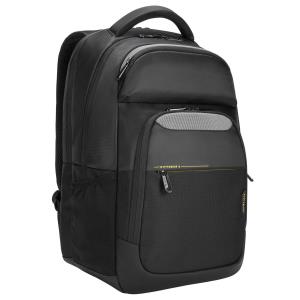 Citygear - 14-15.6in Laptop Backpack - Black notebook bag 15,6 black raincover