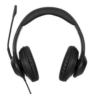 Wired Stereo Headset wired black Over-Ear