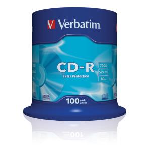 Cdr Recorder Media 700MB 80min 48x Datalife 100-pk With Spindle                                      43411 spindle extra protection