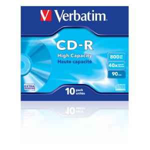 Cdr Recorder Media 800MB 40x Datalife 10-pk With Jewel Case                                          43428 jewel case