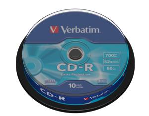 Cdr Recorder Media 700MB 80min 52x 10-pk With Spindle                                                43437 spindle