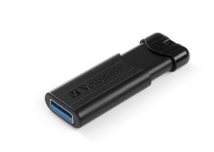 Pinstripe - 128GB USB Stick - USB 3.0 - Black 49319 USB 3.2 GEN1 black