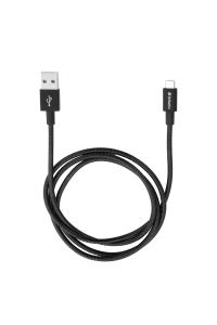 Micro USB Sync & Charge Cable 100cm Black 48863 white