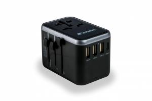 Universal Travel Adapter Uta-04 Pd61w / Qc / 3xUSB 49546 travel adapter