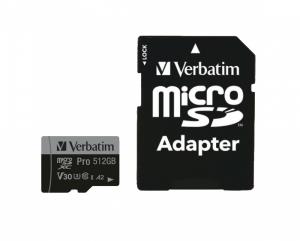 Micro SDXC Card Pro U3 512GB 47046 class 10 with adapter