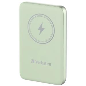 Charge 'n' Go Power Bank 10000mAh Magnetic Wireless Charging - Green Accu 10.000 mA wireless portable green