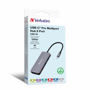 USB-C Pro Multiport Hub CMH 09 - 9 Ports 32152 CMH-09