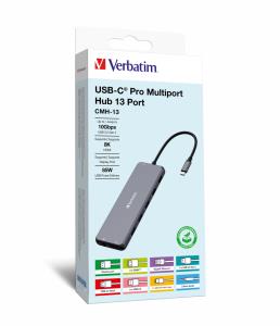 USB-C Pro Multiport Hub CMH 13 - 13 Ports 32153 CMH-13