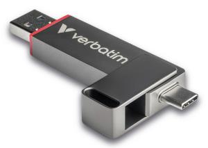 Dual QuickStick USB-C/USB-A Flash Drive 1TB 32043 USB-A USB-C 3.2 GEN1 black