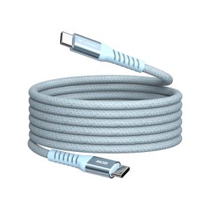 Sync & Charge USB-C to USB-C 60W Magnetic Cable - 120cm Blue 31852 480Mbps 1.20m