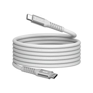 Sync & Charge USB-C to USB-C 60W Magnetic cable - 120cm Grey 31850 480Mbps 1.20m