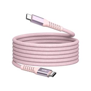 Sync & Charge USB-C to USB-C 60W Magnetic Cable - 120cm Pink 31853 480Mbps 1.20m