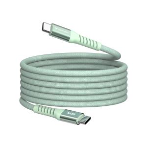 Sync & Charge USB-C to USB-C 60W Magnetic Cable - 120cm Green 31864 480Mbps 1.20m