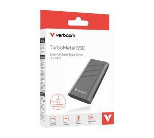 SSD - 1TB - USB 4 - TurboMetal 32021 external silver