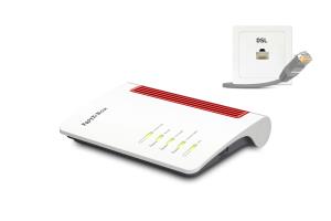 FRITZ! Box 7530 AX 20002930 WiFi6 574/1802Mbps 2.4/5GHz