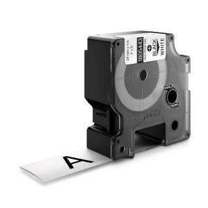 Rhino Tape - Heat-Shrink Label - Black on White - 24mm black-white 1,5m