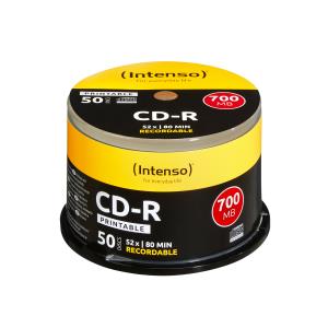 Cd-r 700MB 52x 50-pk Printable                                                                       1801125 cake box inkjet printable