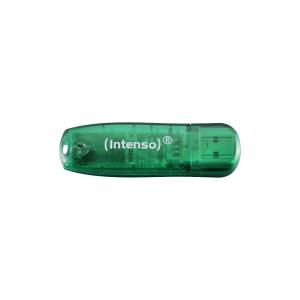 Rainbow Line - 8GB - USB Stick - USB 2.0 - Green 3502460 28MB/s USB 2.0 green