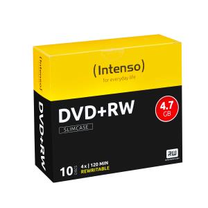 DVD+r 4.7GB 4x(10) Slim Case Rewritable                                                              4211632 Slim Case