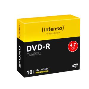 DVD-r 4.7GB 16x(10) Slim Case 4101652 Slim Case