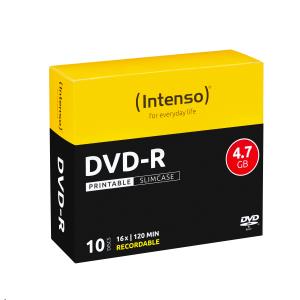 DVD-r 4.7GB 16x(10) Slim Box Printable                                                               4801652 slim case inkjet printable