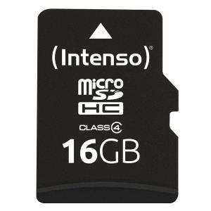 Micro Sd Card 16GB Class 4 + Sd Adapter 3403470 21MB/s with adapter