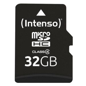 Micro Sd Card 32GB Class 4 + Sd Adapter 3403480 21MB/s with adapter