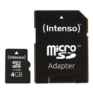 Micro Sd Card 4GB Class 10 + Sd Adapter 3413450 10MB/s with adapter