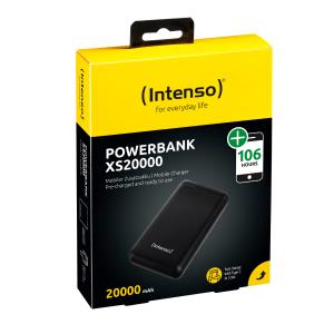 Powerbank Xs20000 Black 20000 Mah Incl. USB-a To Type-c portable black XS20000