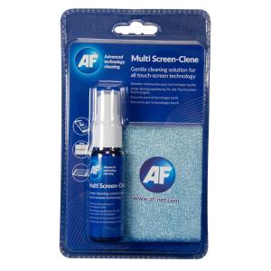 Screen-clene Cleaning Set 25ml Pump Spray + Microfibre Cloth Small 25ml pump spray + cloth not flammable l