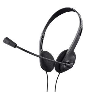 Primo Chat Headset 3.5mm - Black 21665 wired black on-ear