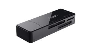 Nanga - Card Reader - USB 2.0 - Black 21934 multi slot card reader