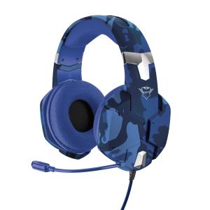 Headset -  Gxt 322b Carus Gaming - stereo 3.5mm - wired - Blue For Ps4 23249 wied blue Over-Ear PS4/5